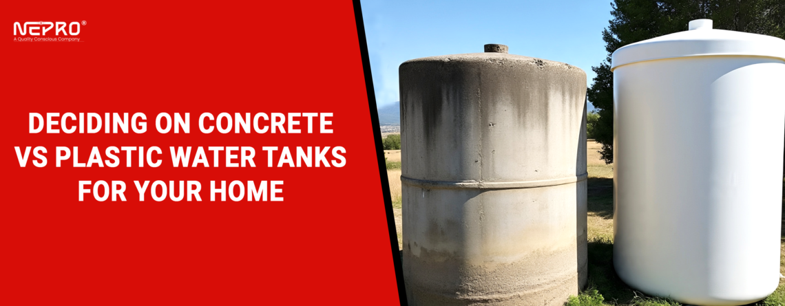 Choose the Right One Between Concrete vs Plastic Water Tanks