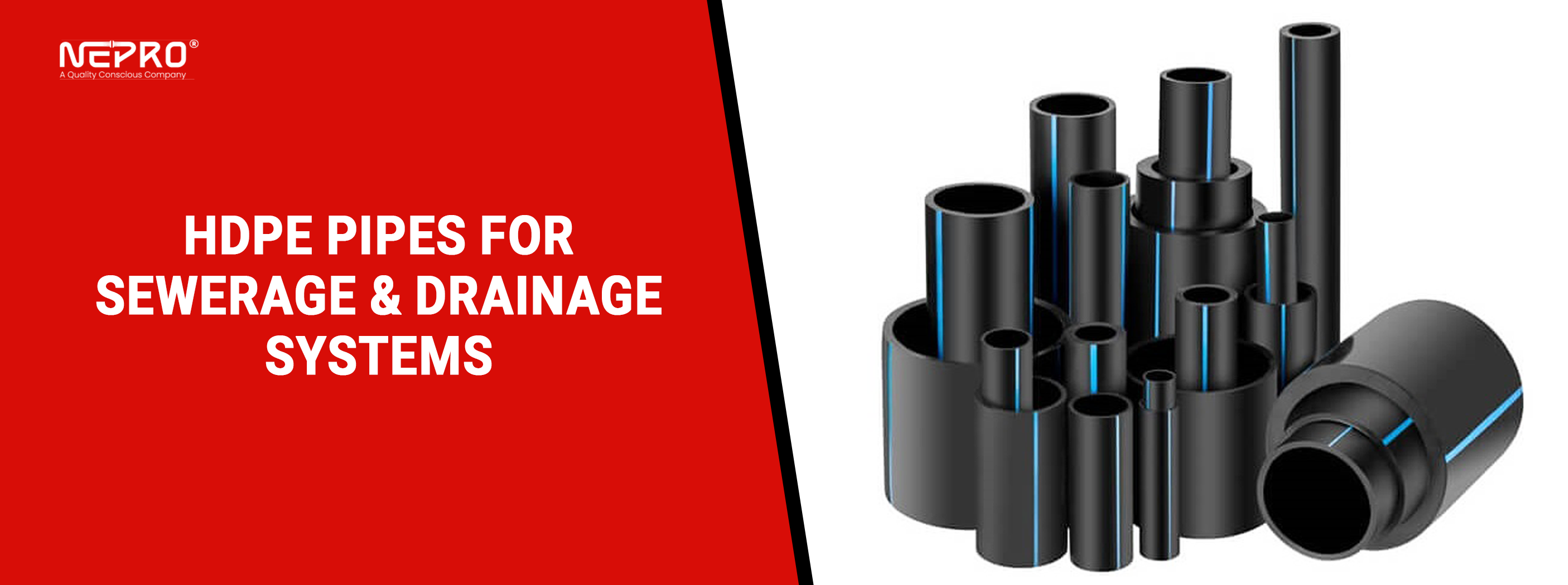 HDPE Pipes for Sewerage & Drainage Systems