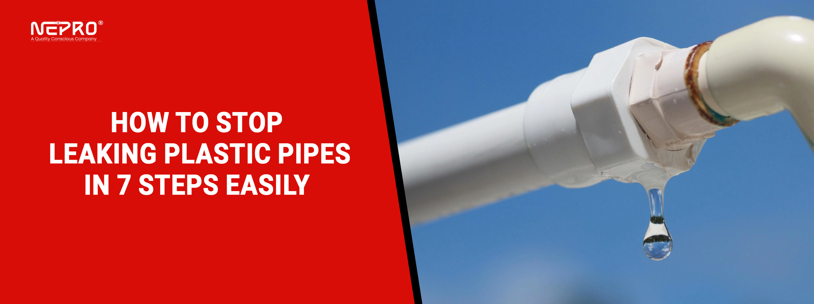 How to Stop Leaking Plastic Pipes in 7 Steps Easily