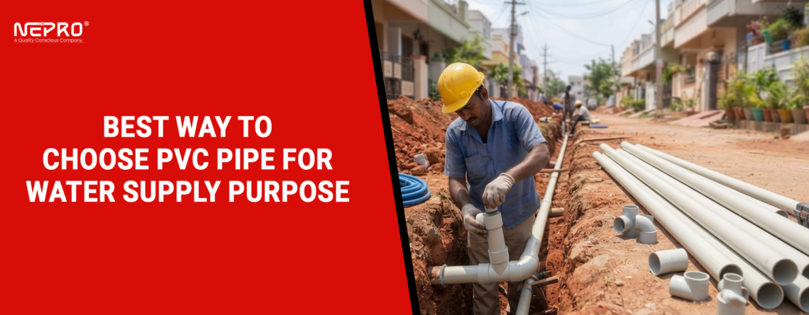 How to install PVC Pipe for water supply for a water distribution system