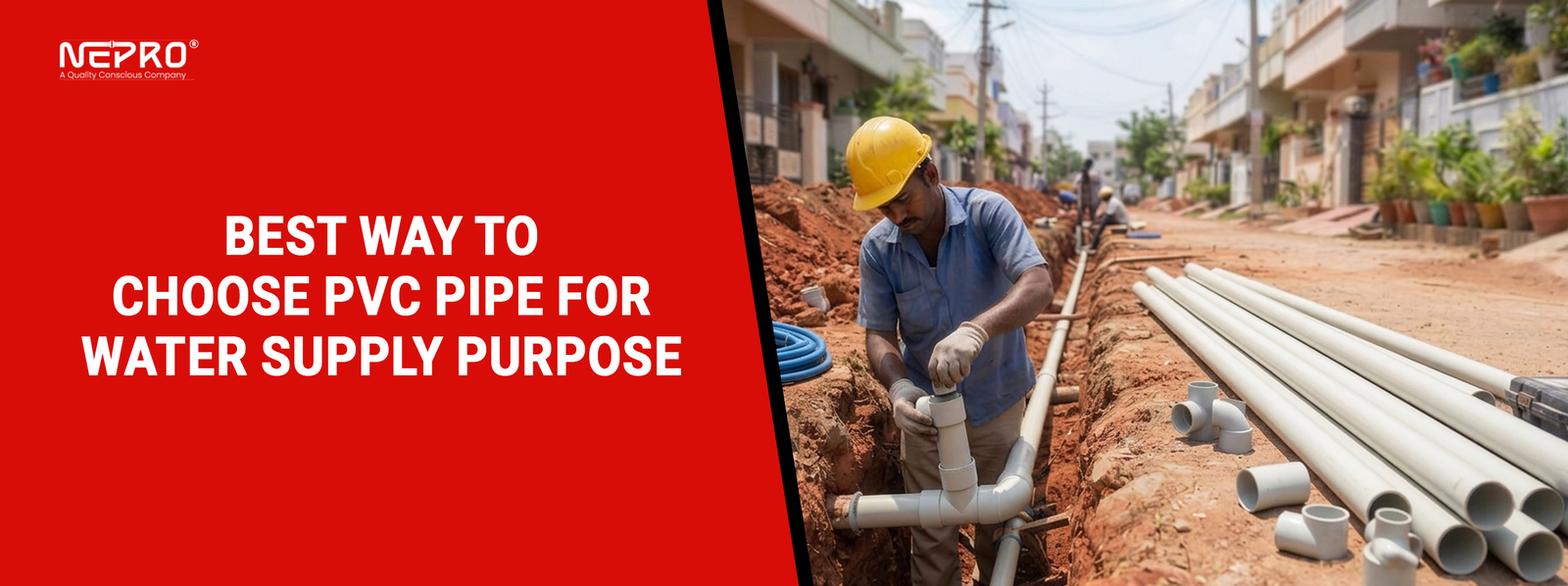How to install PVC Pipe for water supply for a water distribution system
